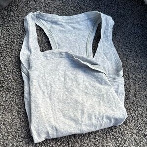 Lululemon Athletica Gray Tank Top Racerback Style
